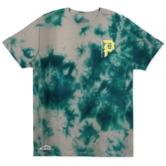 Primitive Skateboarding Men's X My Hero Academia Full Cowl Tie Dye Tee T-Shirt - Picture 2 of 2